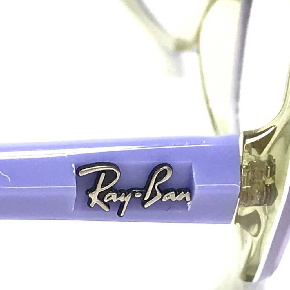 Ray-Ban Eyeglasses Frames RB5117 2242 Clear Purple Sharp Cat Eye 51-14-135